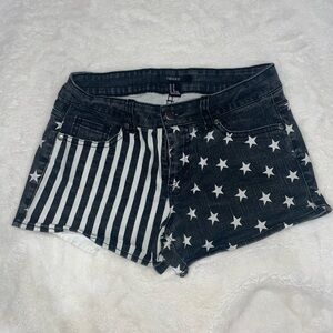 Stars and Stripes Jean Shorts from Forever 21